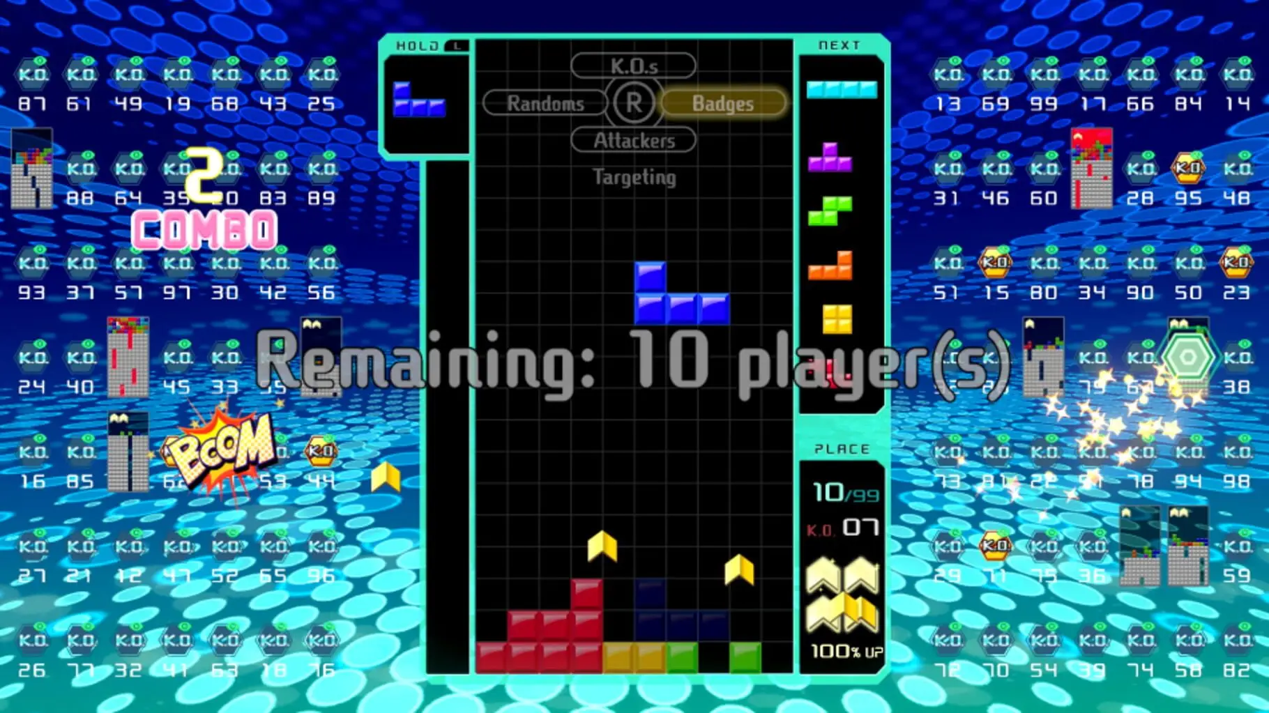 俄罗斯方块 99 [TETRIS 99][v2.4.0中文版+2DLC][nsz][1.57GB]