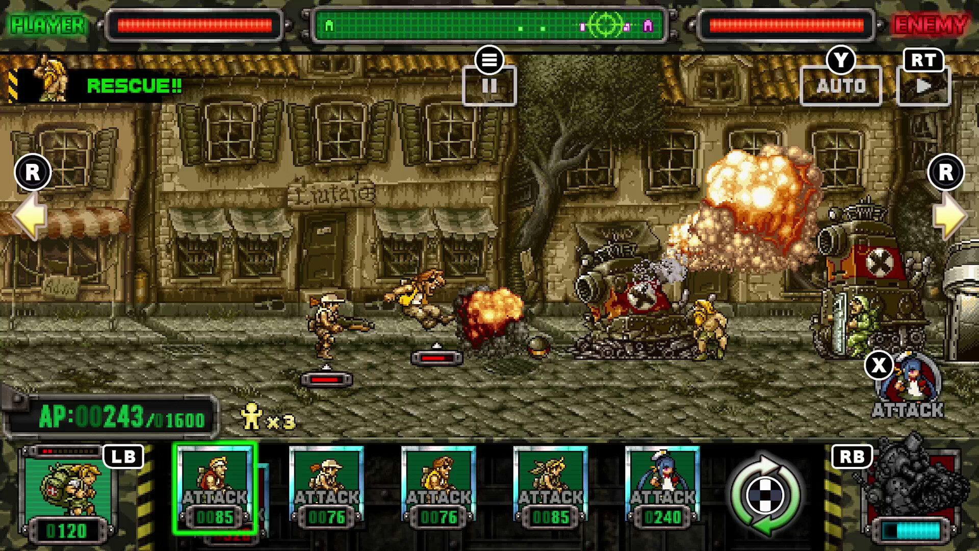 合金弹头：进攻 重制版[Metal Slug Attack Reloaded][v1.0.1中文版][nsp][1.7GB]